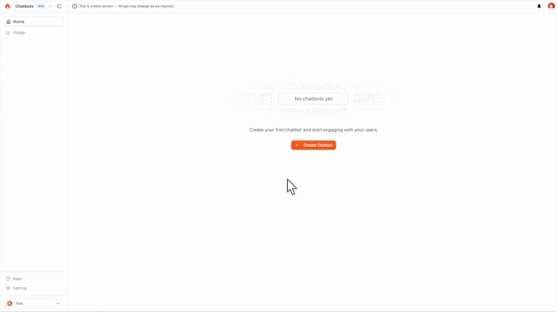 Chatbot creation demo